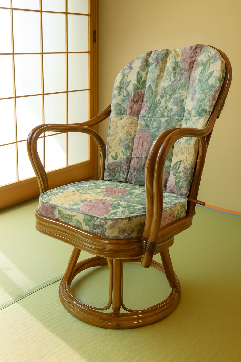 Amazon.co.jp: 大竹産業 ラタンチェア 籐の椅子 木製 ブラウン